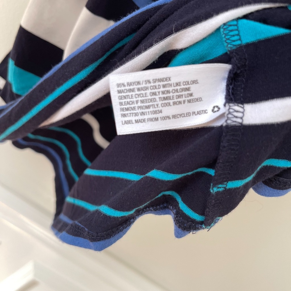 Merona Casual Striped Dress Sz XS - Picture 7 of 8